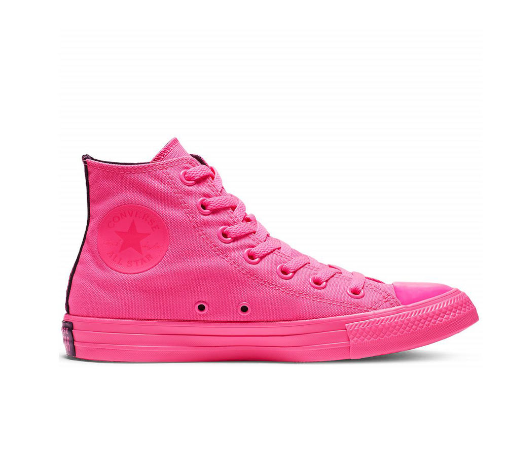 Tenis Converse x OPI Chuck Taylor All Star Cano Alto Mulher Rosa 759326ACL